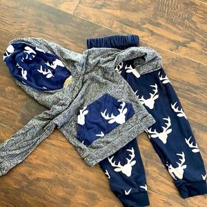 Baby’s pants and sweatshirt- fits 9-12 months